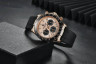 Часы PAGANI DESIGN Мужские кварцевые, водонепроницаемые до 100 м, спортивные часы с роскошным сапфировым стеклом и резиновым ремешком, мужские часы с хронографом All Gold