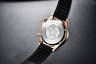 Часы PAGANI DESIGN Мужские кварцевые, водонепроницаемые до 100 м, спортивные часы с роскошным сапфировым стеклом и резиновым ремешком, мужские часы с хронографом Gold Black