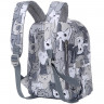 Молодёжный рюкзак с красочным принтом от Rittlekors Gear 5687 светло-серый