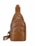 Однолямочный кожаный рюкзак Rotekors Gear RG6021-1 Светло-Коричневый