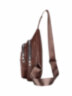 Однолямочный кожаный рюкзак Rotekors Gear RG6018-1 Коричневый