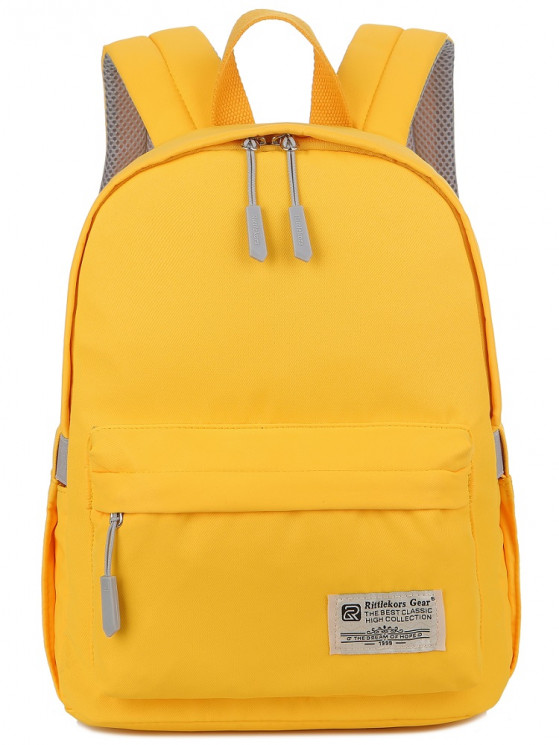 Молодёжный рюкзак с красочным принтом от Rittlekors Gear 5687 жёлтый