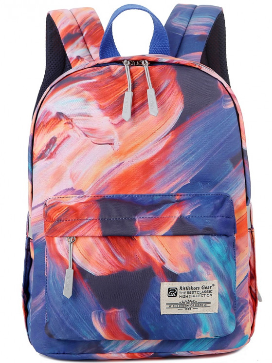 Молодёжный рюкзак с красочным принтом от Rittlekors Gear 5687 AbstractPainting