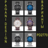 Часы наручные Pagani Design PD-2770 L purple-white