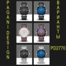 Часы наручные Pagani Design PD-2770 L black-black