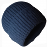 Зимняя ребристая вязаная мужская шапка NN11-2 синий