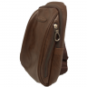Однолямочный кожанный рюкзак Rotekors Gear RG7370-1 Коричневый