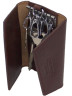 Ключница Rittlekors Gear на кнопках, длинна 11 см, 7 карабинов, цвет коричневый