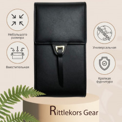 Клатч женский сумка Rittlekors Gear NN3030 чёрный
