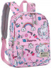 Молодёжный рюкзак с красочным принтом от Rittlekors Gear 5682 Радужная лошадь розовый