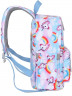 Молодёжный рюкзак с красочным принтом от Rittlekors Gear 5682 Радужная лошадь синий