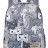 Молодёжный рюкзак с красочным принтом от Rittlekors Gear 5682 светло-серый