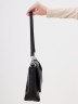 Сумка женская кросс-боди на плечо большая 2066 цвет черный