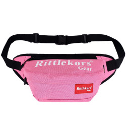 Сумка на пояс Rittlekors Gear RG2002  розовый с логотипом